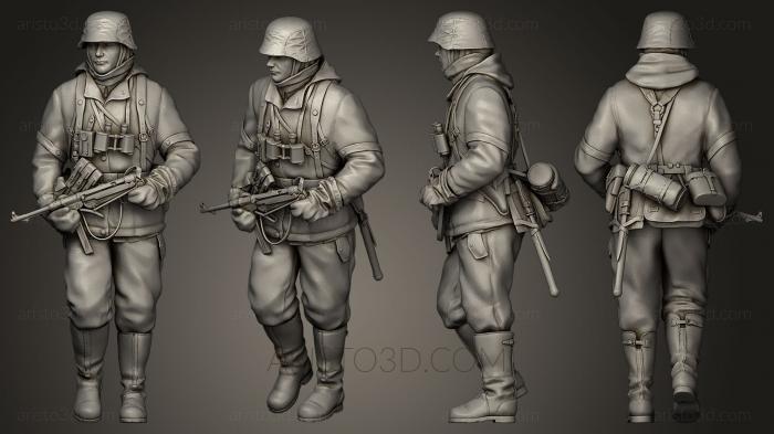 Military figurines (STKW_0058) 3D model for CNC machine